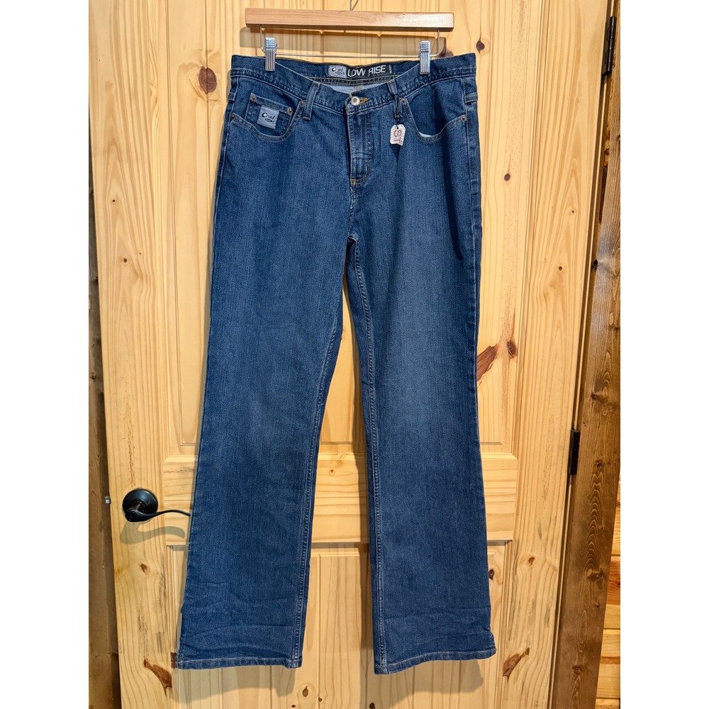 Cruel Girl Relaxed Low Rise Jeans Women 13 Long Blue Denim Bootcut CB54752001